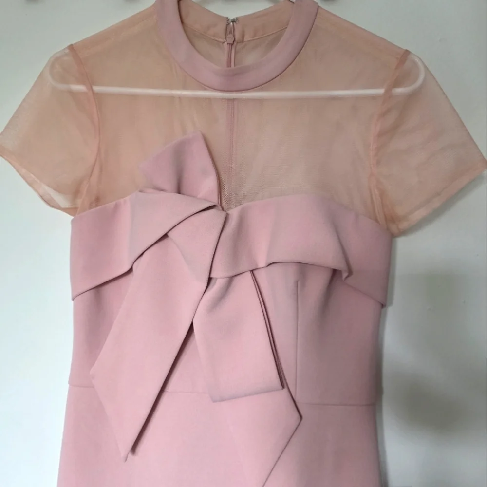 JS Collections Women's Roselle‎ Bow-Trim Dress Sz. 6 - Picture 5 of 12